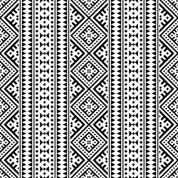 Nahtlose Ethnische Muster Textur Design Hintergrund — Stockvektor