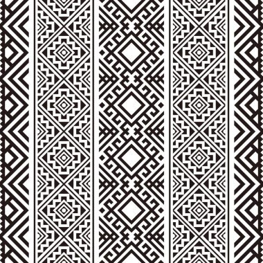 Geleneksel pürüzsüz etnik model arka plan tasarım vektörü