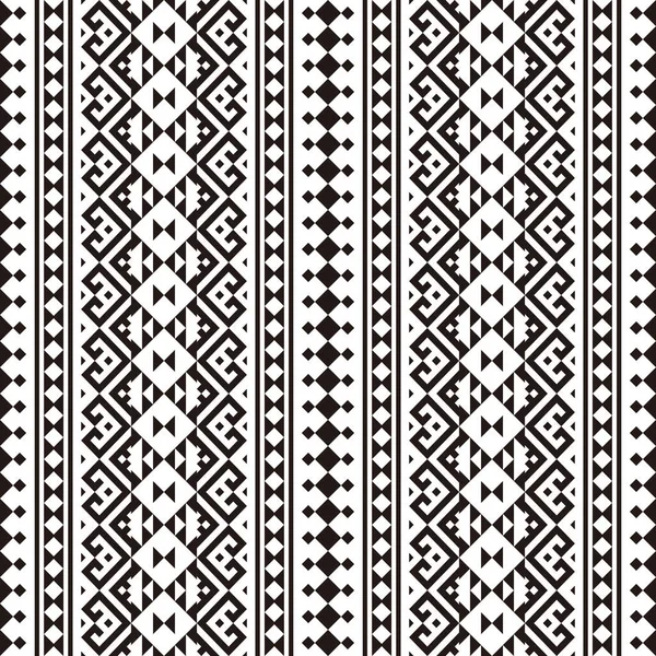 Traditional Seamless Ethnic Tribal Pattern Texture Background Vector — Stock Vector