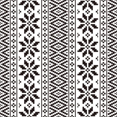 Noel geleneksel etnik model arka plan tasarım vektörü