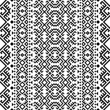 Kusursuz Etnik desen tasarım vektörü