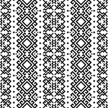 Kusursuz Etnik desen tasarım vektörü