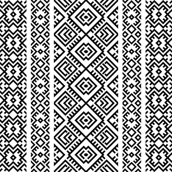 Seamless Ethnic Pattern Texture Design Vector — Stock Vector