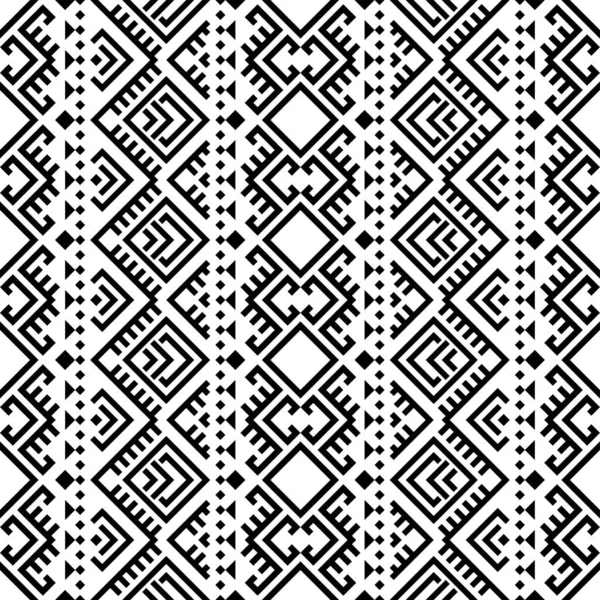 Seamless Ethnic Pattern Texture Design Vector — Stock Vector