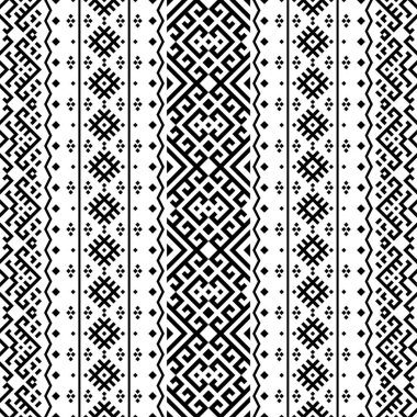 Tek renkli etnik model dikey doku tasarım vektörü