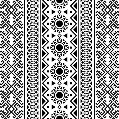 Etnik model kabile motif desen tasarımı arka planı