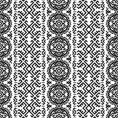 Tek renkli arkaplanda İran etnik motif desen tasarımı