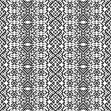 Dikey etnik desensiz desen tasarım vektörü