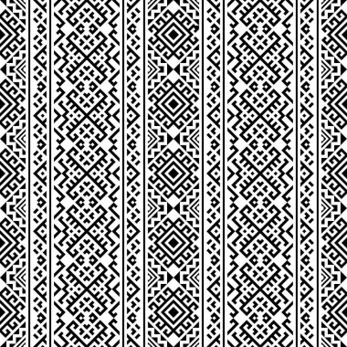 Tek renkli dikey etnik desensiz desen tasarım vektörü