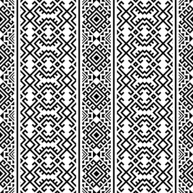 Tek renkli dikey etnik desensiz desen tasarım vektörü