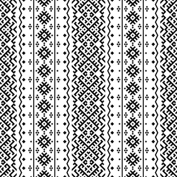 Vector Diseño Textura Patrón Sin Costuras Étnicas Verticales — Archivo Imágenes Vectoriales