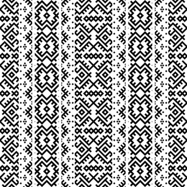 Dikey geleneksel aztek desen desen tasarım vektörü