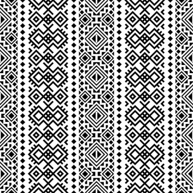 Dikey etnik desen tasarım vektörü