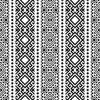 Dikey etnik desen tasarım vektörü