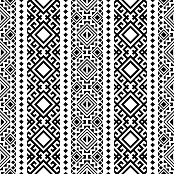 Vertikale Ethnische Muster Textur Design Vektor — Stockvektor