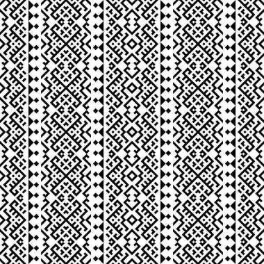 Dikey biçimdeki geleneksel, pürüzsüz etnik model tasarım vektörü