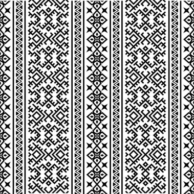 Geleneksel pürüzsüz etnik model tasarım vektörü