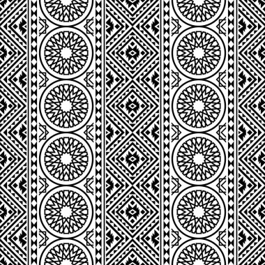 Geleneksel pürüzsüz etnik model tasarım vektörü
