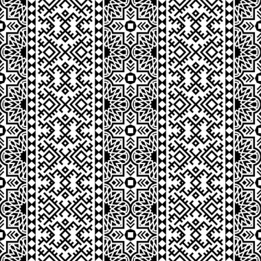 Geleneksel pürüzsüz etnik model tasarım vektörü