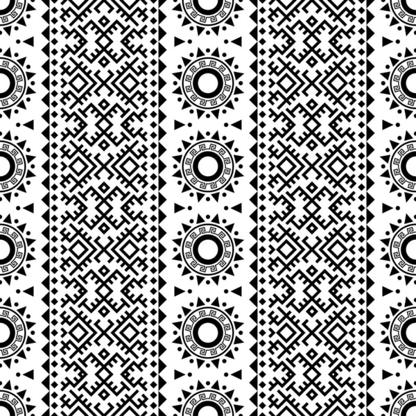 Традиционный Вектор Дизайна Текстур Швов Этническому Шаблону — стоковый вектор
