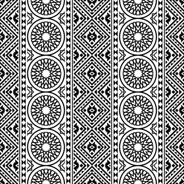 Vector Diseño Textura Patrón Étnico Sin Costura Tradicional — Archivo Imágenes Vectoriales