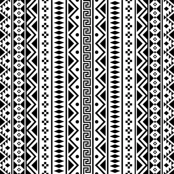Traditionelle Nahtlose Ethnische Muster Textur Hintergrund Design Vektor — Stockvektor