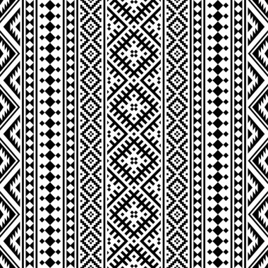 Kusursuz etnik model arka plan tasarım vektörü