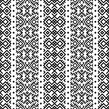 Etnik desenli arka plan tasarım örnekleme vektörü