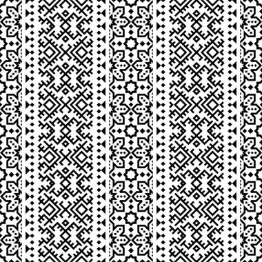 Kusursuz etnik model arka plan tasarım vektörü