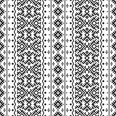 Kusursuz etnik model arka plan tasarım vektörü