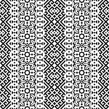 Etnik desenli arka plan tasarım örnekleme vektörü