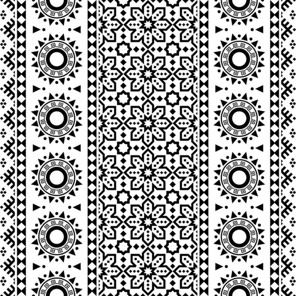 Motif Traditionnel Aztèque Motif Ethnique Texture Fond Design Vecteur — Image vectorielle