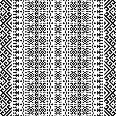 Geleneksel pürüzsüz etnik model arka plan tasarım çizim vektörü