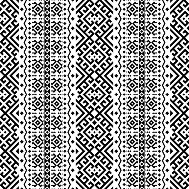 Geleneksel pürüzsüz etnik model arka plan tasarım çizim vektörü