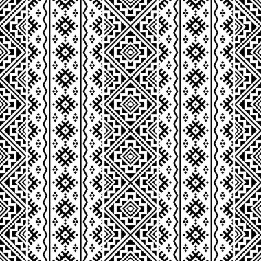 Geleneksel pürüzsüz etnik model arka plan tasarım çizim vektörü