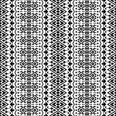 Kabile motif çizim vektöründe kusursuz etnik desen arka planı