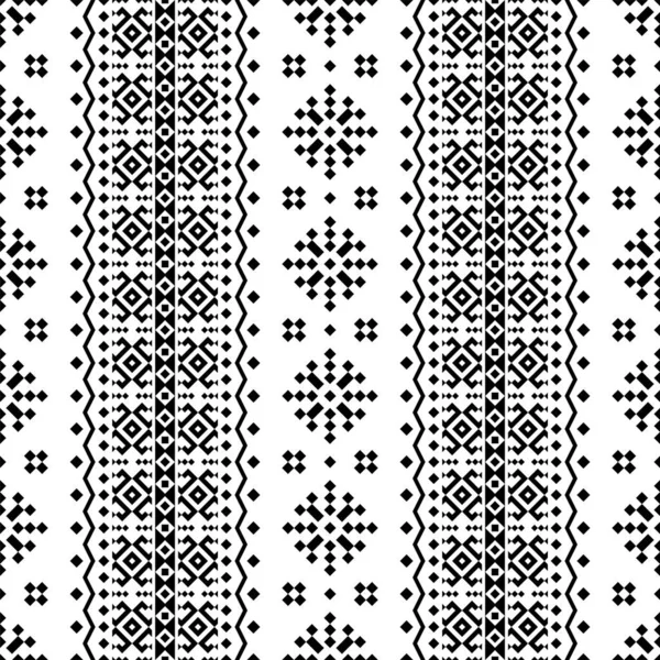 Traditional Seamless Ethnic Pattern Texture Background Design Illustration Vector — Stock Vector