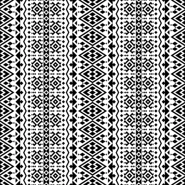 Seamless Ethnic Pattern Texture Background Tribal Motif Illustration Vector — Stock Vector