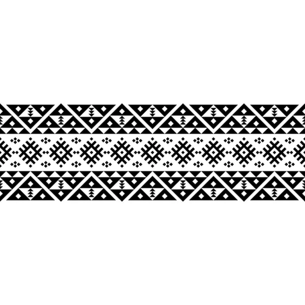 Ριγέ Παραδοσιακή Μοτίβο Έθνικ Υφή Μοτίβο Μαύρο Και Άσπρο Χρώμα Royalty Free Διανύσματα Αρχείου
