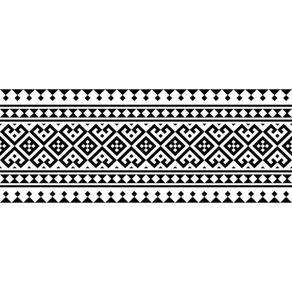 Stripe Ethnic Aztec Μοτίβο Υφή Φόντο Μαύρο Λευκό Χρώμα Royalty Free Διανύσματα Αρχείου
