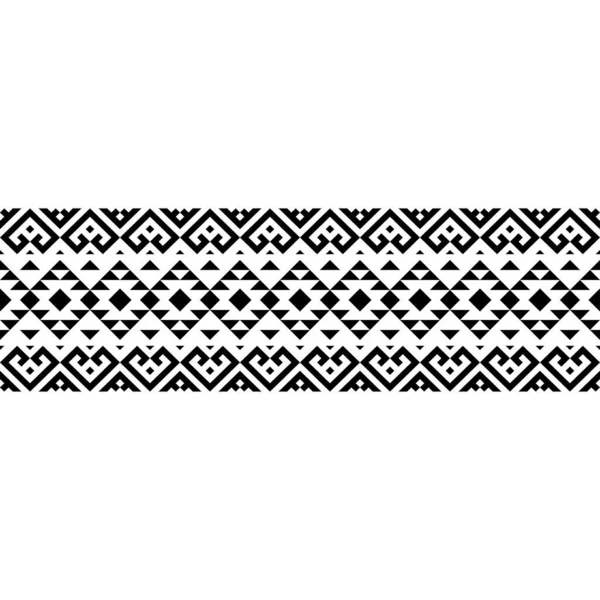 Rayure Motif Ethnique Texture Vecteur Conception Couleur Blanche Noire Illustration De Stock