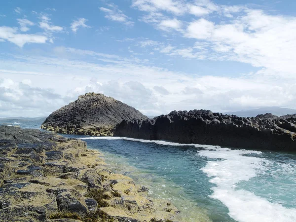 Νήσο Της Staffa Στη Σκωτία Κατά Θερινή Περίοδο 2017 — Φωτογραφία Αρχείου