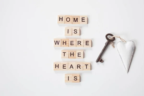 Heimat Ist Das Herz Ist — Stockfoto