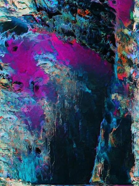 Inspiratie Abstract Beeld Digitale Ambient Art Stijl — Stockfoto