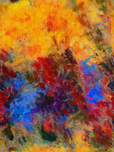 Autumn - Abstract picture in digital ambient art style