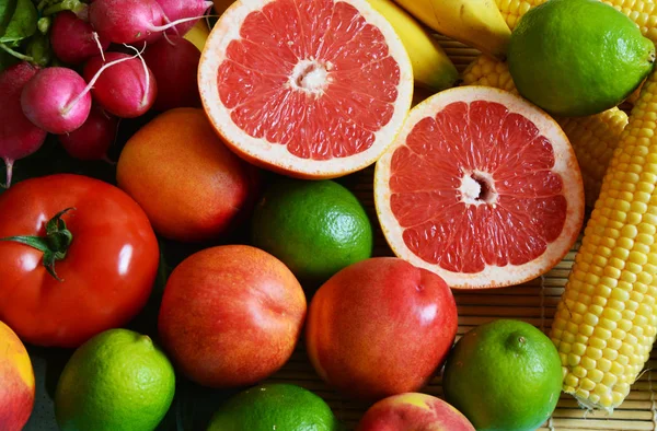Légumes Fruits Colorés — Photo