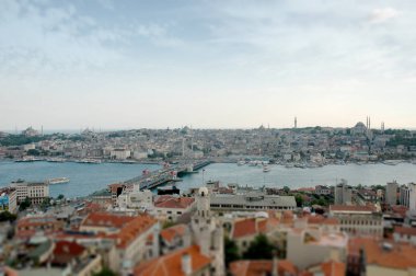 Galata Kulesi, İstanbul, panaromik görünüm, Boğaziçi, İstanbul Boaz