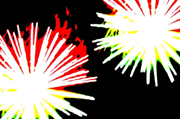 Fond abstrait coloré feux d'artifice — Photo