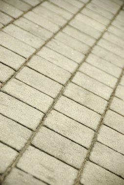 Doku taş kare fayans. Kaldırım taşı Kv F