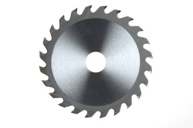 Circular saw blade isolated on white background clipart